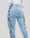 Jessika GlamQ Distressed Denim Jeans