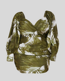 SAGA Leaf Dress-Curvy