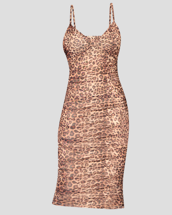 SoN Leopard Midi Dress