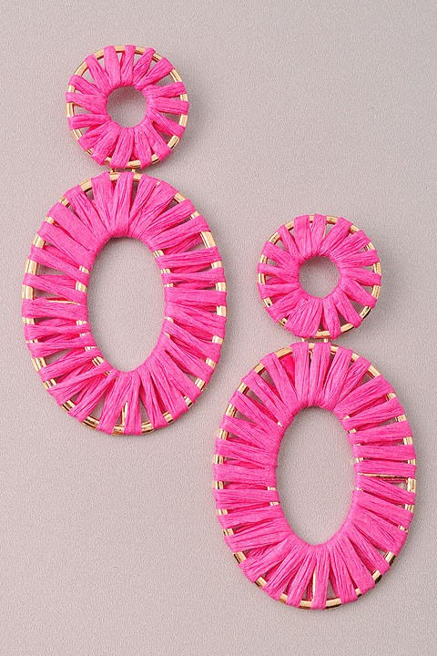 Jessika Arza Earrings-Pink