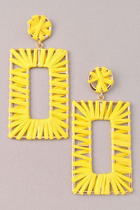 Jessika GlamQ Grace Earrings-Yellow