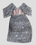 Bombshell Sequin Glam Mini Dress
